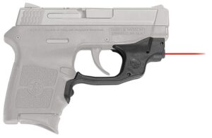 Crimson Trace 0145601 Laserguard Fits S&W M&P Bodyguard .380, Red Laser Black Polymer