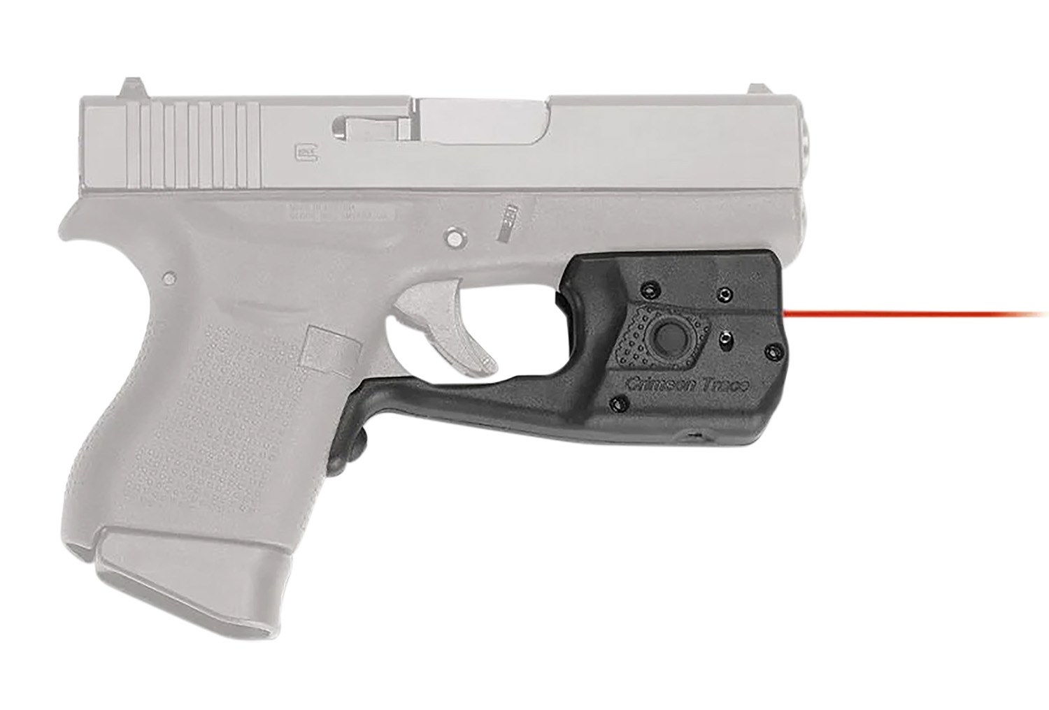 Crimson Trace 0152801 Laserguard Pro Compatible with Glock 42/43/43X/48, Red Laser/White Light