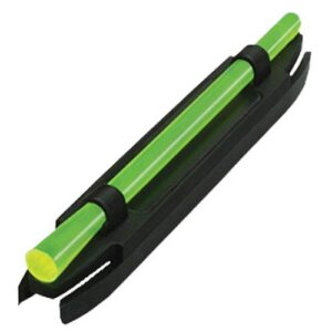 HiViz M200 M-Series Magnetic Front Sight Black | Green with Red Center Fiber Optic Front Sight