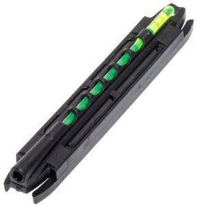 HiViz MGH2007I Magni-Hunter Magnetic Front Sight Black | Green/Red Fiber Optic
