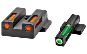 HiViz LiteWave H3 Sight G Litepipes without Front Ring Fits S&W 9EZ