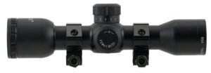 BSA TW4X30 Tactical Weapon Black Matte 4x 30mm 1" Tube MIL-Dot Reticle Features AR & SKS Mounts & Rings