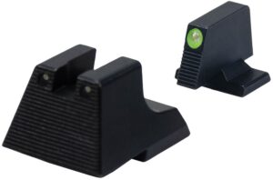 Heckler & Koch HK 51000935 Green Tritium Black Frame Fits HK VP/HK45/P30