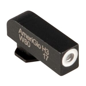 Ameriglo Glock Tritium Front Sight All Models .180"H X .125"W Green with White Outline