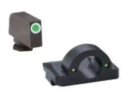 Ameriglo Ghost Ring Pro Sights Glock 20/21/29/30/31/32/36 Tritium Gr Set Orange Outline Front