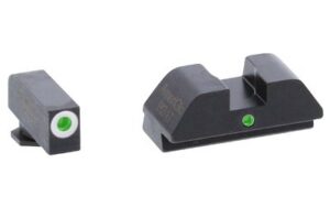 Ameriglo Green Tritium Lumigreen Outline Front Green Single Dot Rear Fits G42/43/43X/48