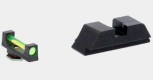 Ameriglo Target Sight Set Glock Gen 5 Green Fiber Front Black Rear