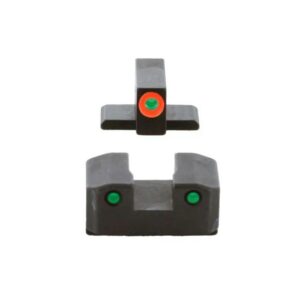 Ameriglo Sig Green Tritium Orange Outline Front Green Tritium Black Outline Serrated Square Rear