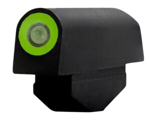 XS Sights RV0003N4G Standard Dot Revolver Front Sight-Smith & Wesson Black | Green Tritium Green Outline Front Sight