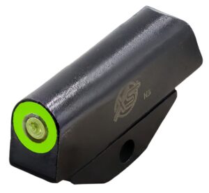 XS Sights SWRV001P4 Standard Dot Front Green Tritium/Black Oxide Frame, Fits S&W Bodyguard