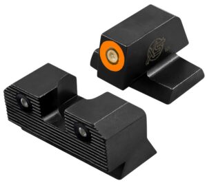 XS Sights SWR209S6N R3D 2.0 Orange Tritium Front/Black Oxide Frame, Fits S&W Bodyguard 2.0