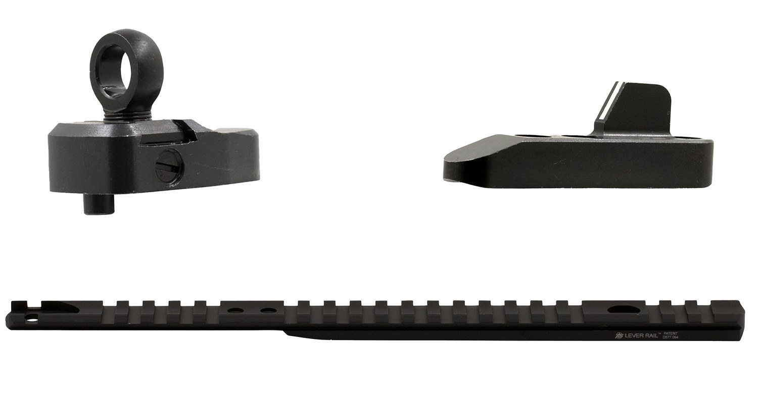 XS Sights ML10085 Marlin Optic Mounts & Ghost Ring Sight Sets Black Anodized Aluminum/Steel Fits Marlin 336 Lever Action