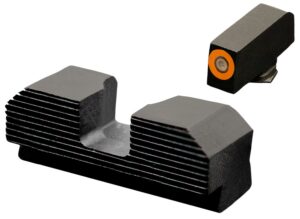 XS Sights GLM019P4N Minimalist Night Sight Set Orange Tritium Front/Black Oxide Frame Compatible with Glock 43X/48