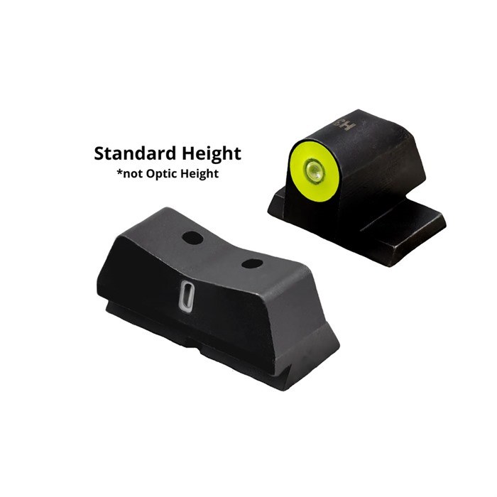 DXT 2 Big Dot Night Sights for S&W M&P M2.0 DXT 2 BIG DOT OPTIC READY for S&W M&P FULL/COMPACT YELLOW