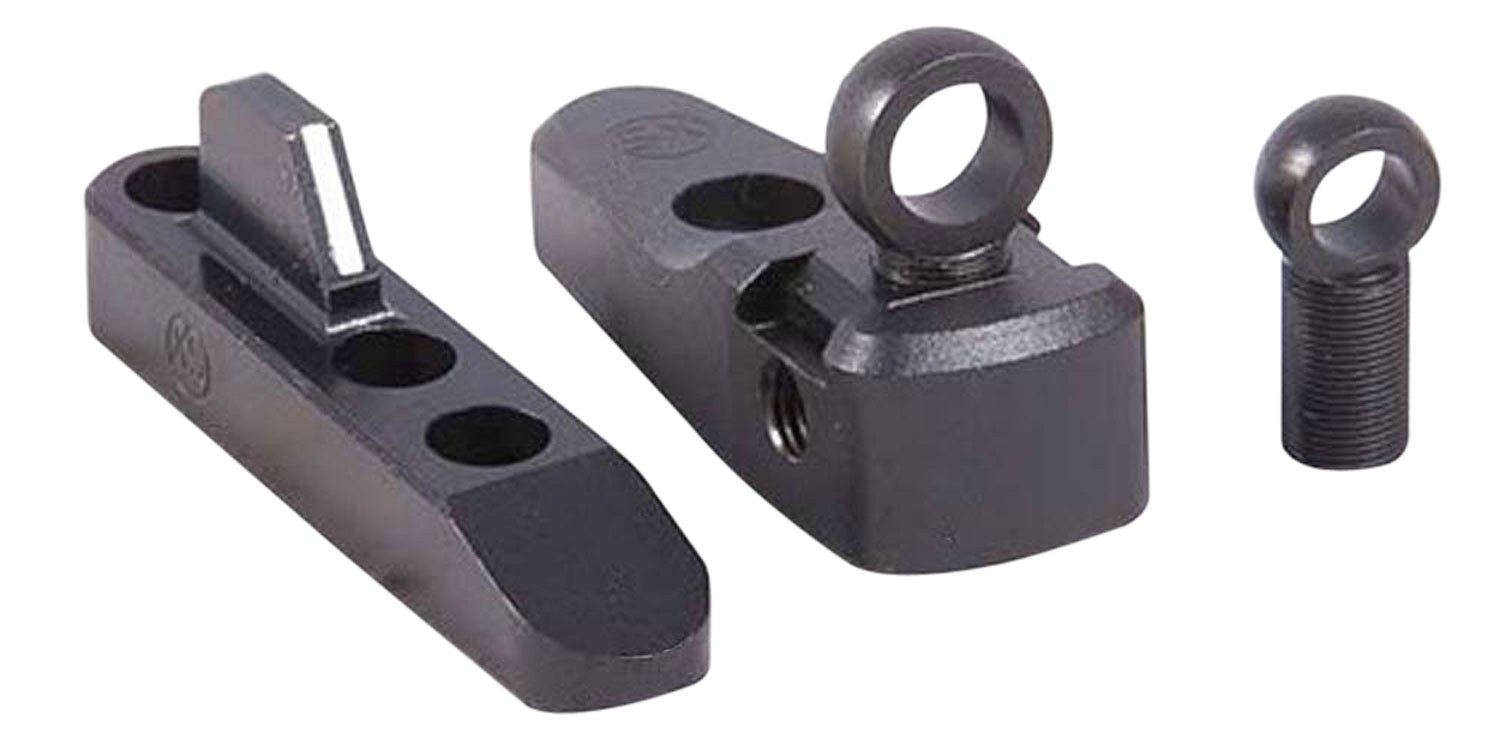 XS Sights ML00135 Marlin Ghost Ring WS Sights Adjustable Black with White Stripe Front Ghost Ring Rear Sight