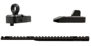 XS Sights ML10015 Marlin Optic Mounts & Ghost Ring WS Sight Sets Black White Stripe Front, Ghost Rear for Marlin 1895