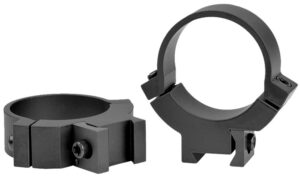 Warne 731M Rimfire 70/30 Horizontal Split Black Steel 30mm Tube Medium 3/8"/11mm Dovetail