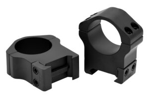 Warne Maxima Horizontal PA Scope Rings Matte Black 1 In. High