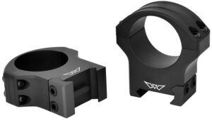 Warne HyperLite Scope Rings, 30MM High, Matte Black