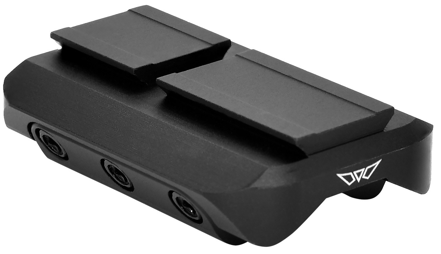 Warne 6112M Red Dot Reflex Mount Shotgun Rib Black Anodized Aluminum Fits Mini RDR Sights with ACRO Interface