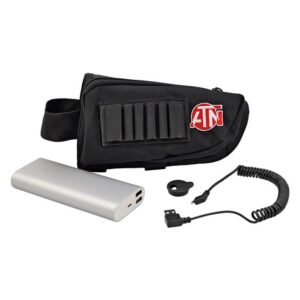 ATN Extended Life Battery Pack 16000 mAh with Usb Cable Cap and Butt Stock Case