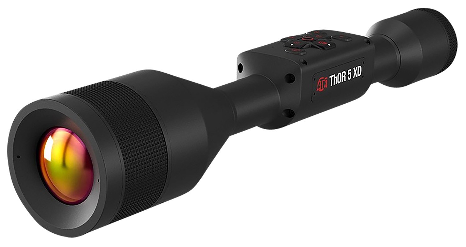 ATN TIWST51250A Thor 5 XD Thermal Rifle Scope, Black Anodized 2-20x Smart MIL Dot Reticle with Zoom, 1280x1024 12 Micron Resolution