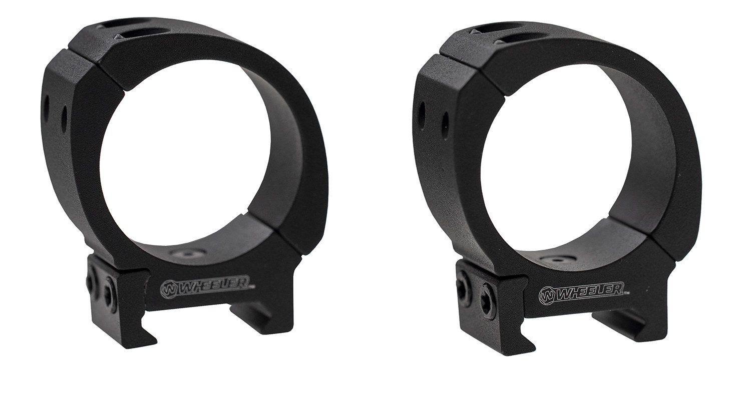 Wheeler 1133752 Sporter Scope Rings Black 30mm High