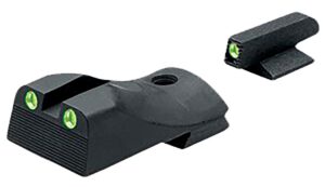 Kimber Manufacturing,inc ML11212 1911 Slant Fixed Night Sight Set Green/Tritium Black Outline Front Sight-Green/Tritium Black Outline Rear Sight