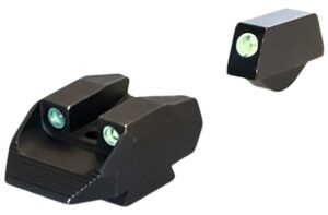 Kimber Manufacturing,inc ML11231 K6S Night Sight Set Green/Tritium Black Outline Front Sight-Green/Tritium Black Outline Rear Sight