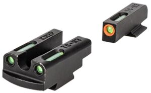 Kimber Manufacturing,inc 4000154 Micro 9 Trulgo TFX Pro Sight Set Green/Fiber Optic Orange Outline Front Sight-Green/Fiber Optic Black Outline Rear