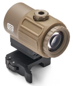 EOTech G43.STSTAN Compact 3X Magnifier, Quick Detach Switch-to-Side Mount, Tan