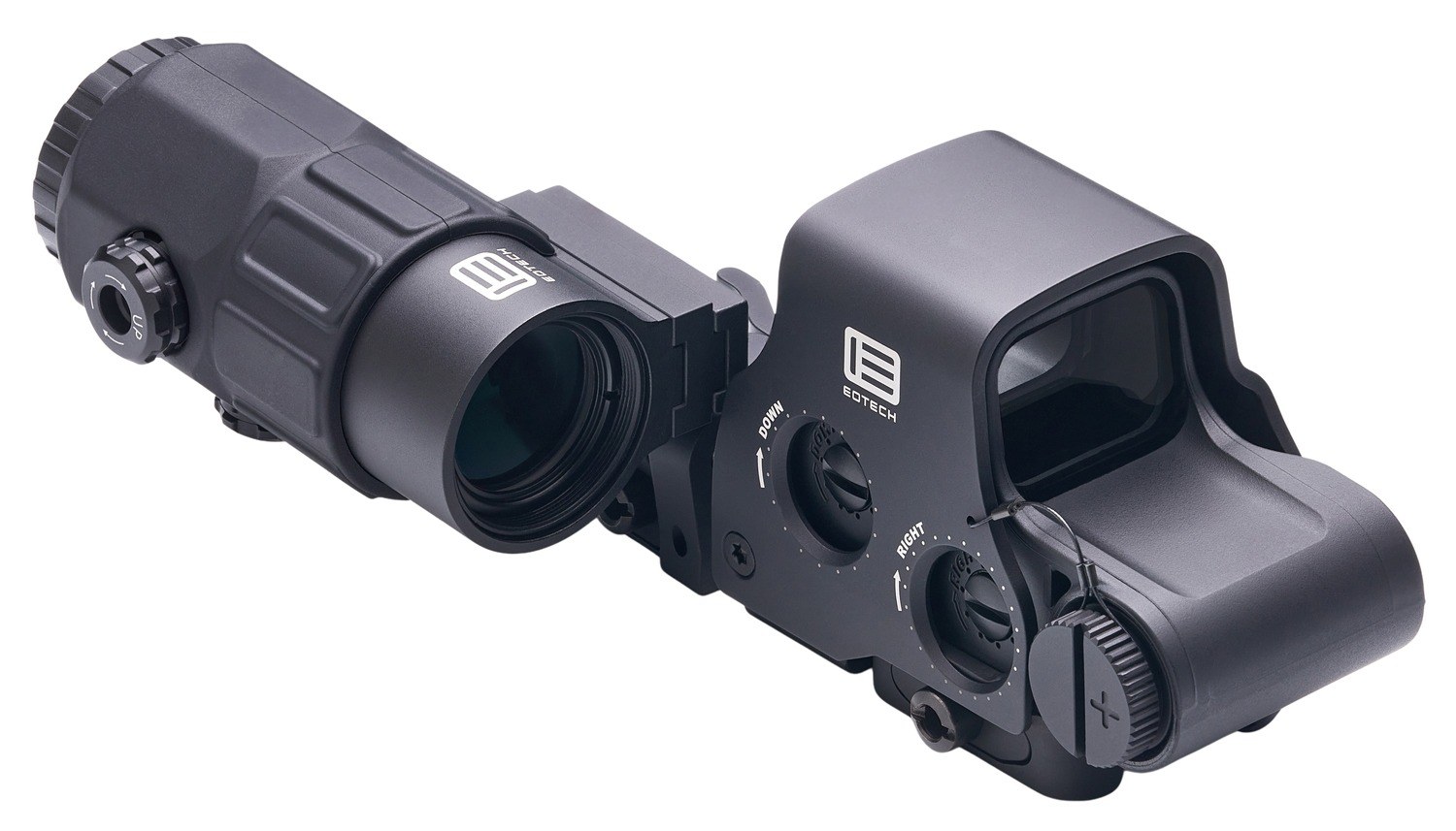 EOTech Complete System Includes EXPS3-DCR Hws G45 Magnifier and Sts Switch-To-Side Mount HHS IX