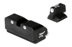 Trijicon 600188 Bright & Tough Night Sights Green/Tritium White Outline Front Sight-Green/Tritium White Outline Rear Sight Desert Eagle