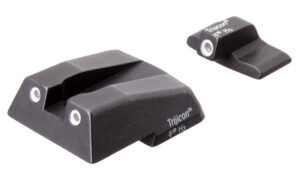 Trijicon 600282 Bright & Tough Night Sights Green/Tritium White Outline Front Sight-Green/Tritium White Outline Rear Sight H&K .45C/P30/VP9