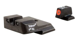 Trijicon 600556 HD Night Sights Green/Tritium Orange Outline Front Sight-Green Tritium Black Outline Rear Sight Smith & Wesson M&P/M&P