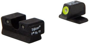 Trijicon 600578 HD Night Sights Green/Tritium Yellow Outline Front Sight-Green Tritium Black Outline Rear Sight Sig Sauer P220/P229/P240 #6 Front/#8