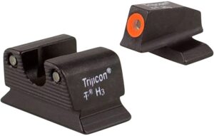 Trijicon 600624 HD Night Sights Green/Tritium Orange Outline Front Sight-Green Tritium Black Outline Rear Sight Beretta PX4