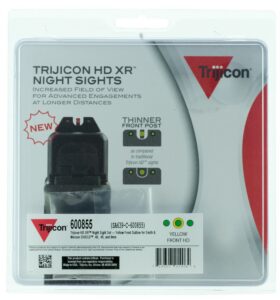 Trijicon 600855 HD XR Night Sights Green/Tritium Yellow Outline Front Sight-Green Tritium Black Outline Rear Sight Smith & Wesson M&P
