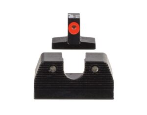 Trijicon 600891 HD XR Night Sight Set Green Tritium/Orange Outline Front, Green Tritium Rear, Black Frame, Fits FN FNP/FNX