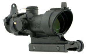 Trijicon 100091 ACOG Black Hardcoat Anodized 4x32mm Illuminated Amber Crosshair 223 Reticle