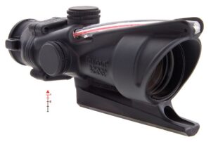 Trijicon 100213 ACOG Black Hardcoat Anodized 4x32mm Illuminated Red Triangle Post Reticle
