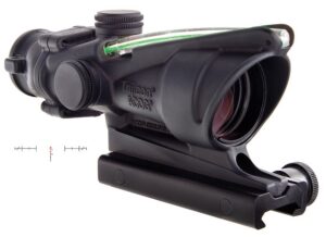 Trijicon ACOG 100229 4x32mm Illuminated Green Chevron Reticle with TA51 Mount