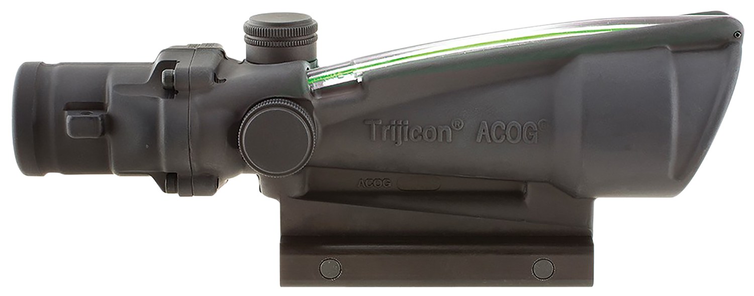 Trijicon 100156 ACOG Black Hardcoat Anodized 3.5x35mm Illuminated Green Horseshoe .223/5.56 BDC Reticle