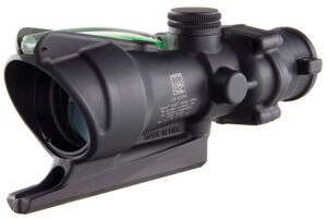 Trijicon 100212 ACOG 4x 32mm Objective 36.80 Ft @ 100 Yds FOV Matte Black Finish Dual Illuminated Green Donut 22/556 BDC