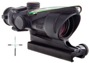 Trijicon 100209 ACOG Black Hardcoat Anodized 4x32mm Illuminated Green Crosshair .223/5.56 BDC Reticle
