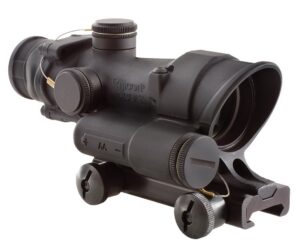 Trijicon 100190 ACOG Black Hardcoat Anodized 4x 32mm LED Illuminated Red Crosshair .223/5.56 BDC Reticle