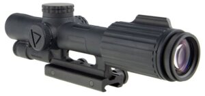 Trijicon 1600002 VCOG Black Hardcoat Anodized 1-6x 24mm LED Illuminated Red Horseshoe Dot with Crosshair 223 55gr Reticle