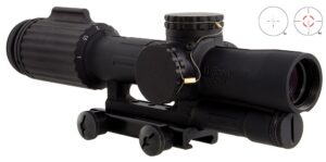 Trijicon 1600004 VCOG 1-6x 24mm Objective 95-15.90 Ft @ 100 Yds FOV Matte Black Finish LED Illuminated Red Segmented Circle with Crosshair 308 175gr