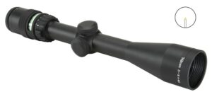 Trijicon 200008 AccuPoint Black Hardcoat Anodized 3-9x 40mm 1" Tube Illuminated Green Triangle Post Reticle