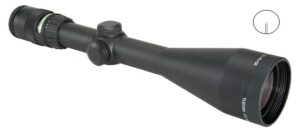 Trijicon 200033 AccuPoint Black Hardcoat Anodized 2.5-10x56mm 30mm Tube, Illuminated Green Triangle Post Reticle